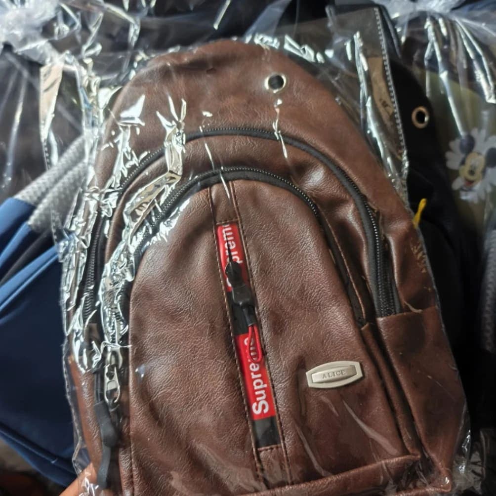 Premium Brown Leather Sling Bag | Stylish Mini Crossbody Travel & Casual Bag - image 3
