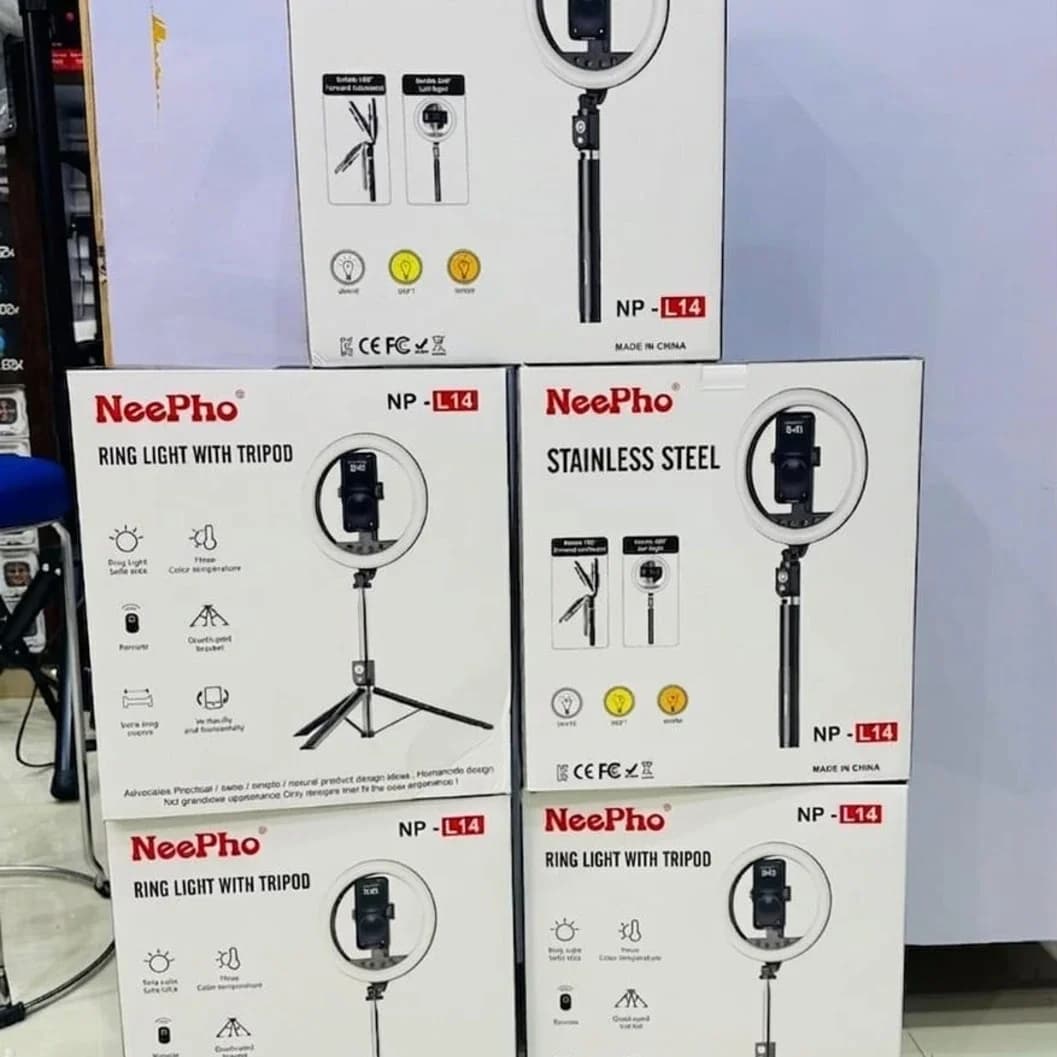  NeePho NP-L14 ring light  tripod - image 2