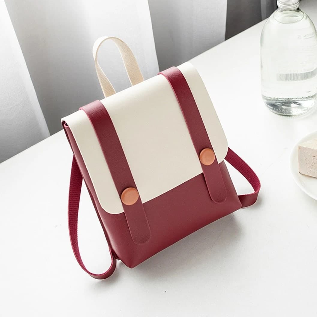 Mini travel backpack shoulder Bag , woman and girl small backpack bag - image 3