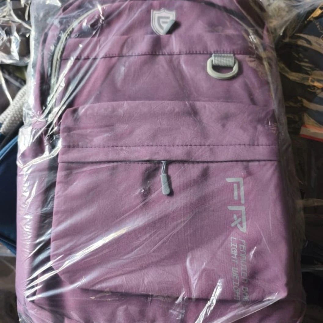 FR 'Travel Bag Light Weight' Ergonomic Multi-Pocket Backpack - image 3
