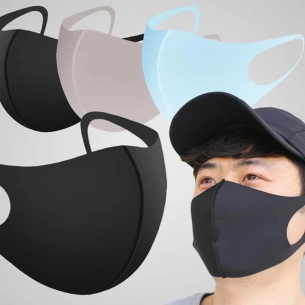 Premium Reusable Black unisex Mask . washable fashion - image 2