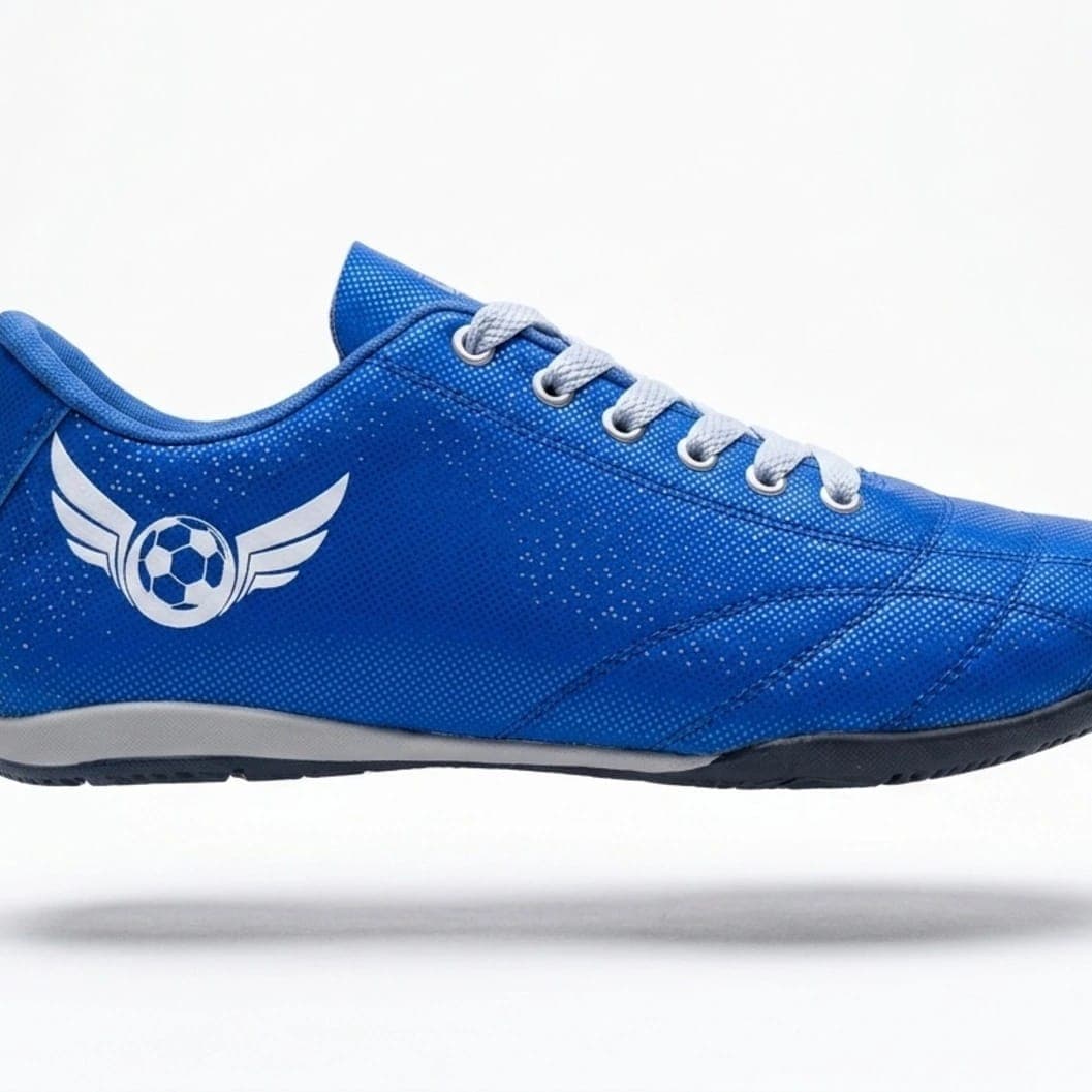 Men's Electric Blue Futsal Shoes – Lightweight Indoor Soccer Sneakers - image 1