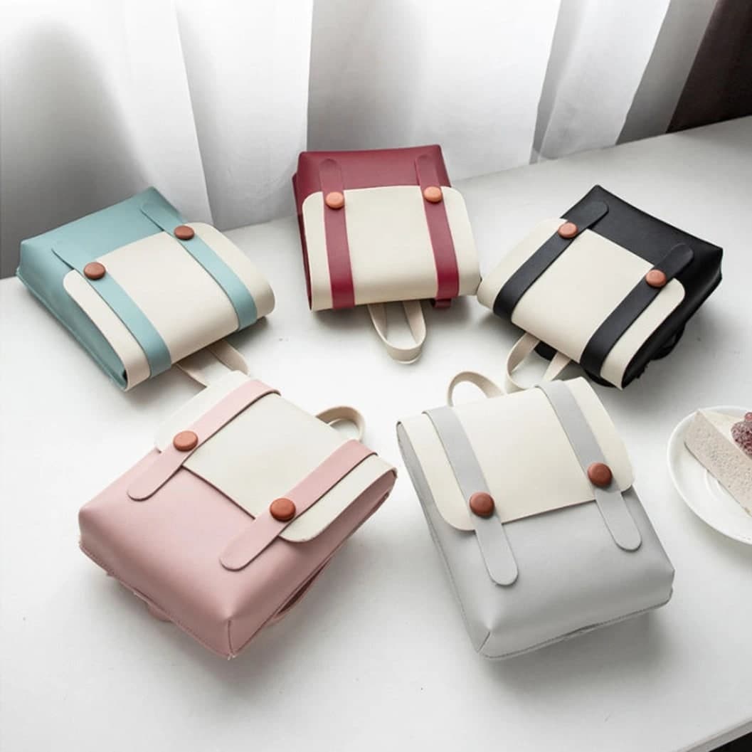 Mini travel backpack shoulder Bag , woman and girl small backpack bag - image 1