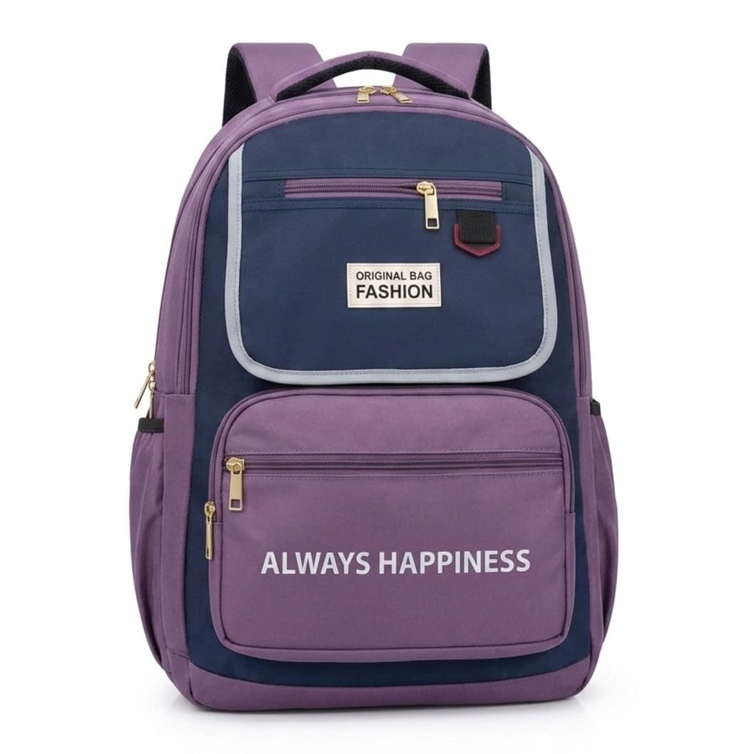 The ‘Always Happiness’ Backpack classic -multi colour - image 1