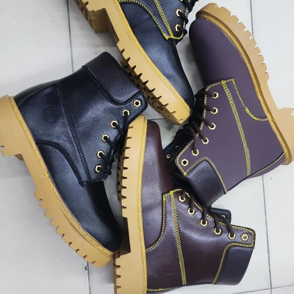 Timberland boot ..Classic Men's Leather Ankle Boots | Premium Lace-Up Casual & Outdoor Boots - image 1