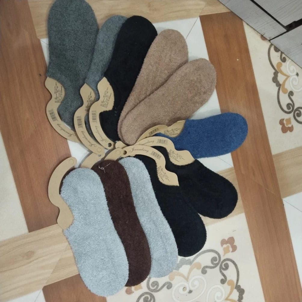 socks  free size man weman fashion  one packet 12 pcs  - image 1