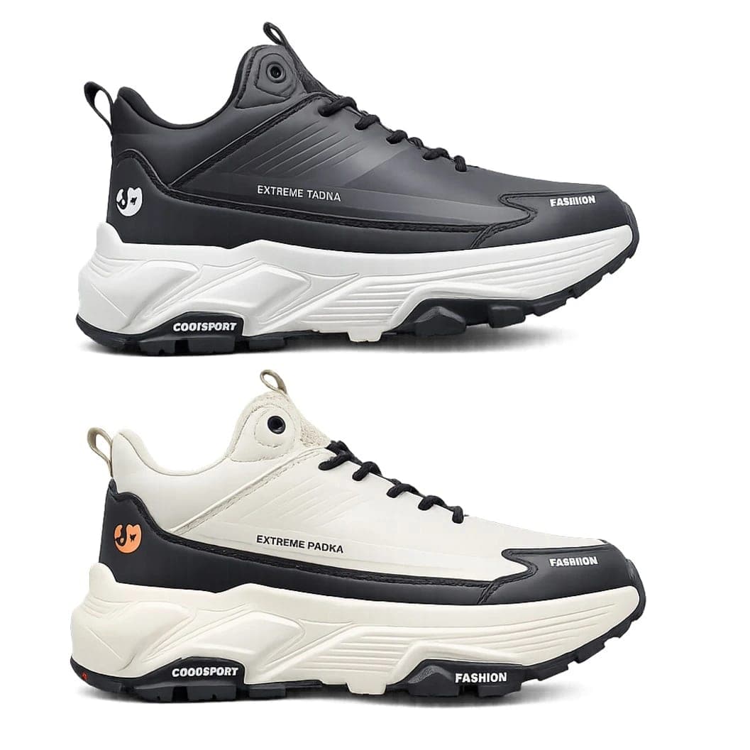 EXTREME PADNA Chunky Sneakers – Black/Gray & Beige/Black - image 1