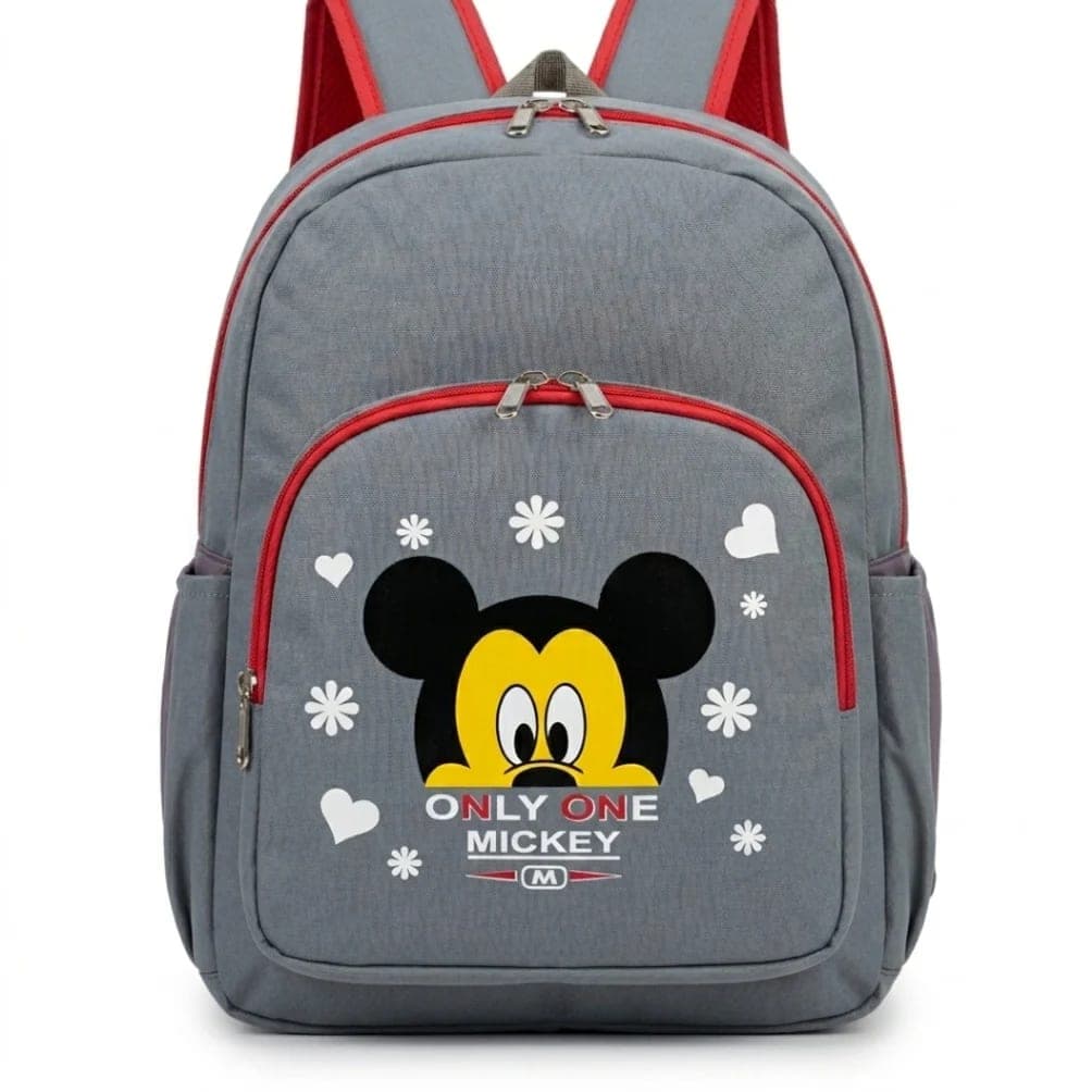  Dual-Compartment Character Backpack with Red Accents - image 1