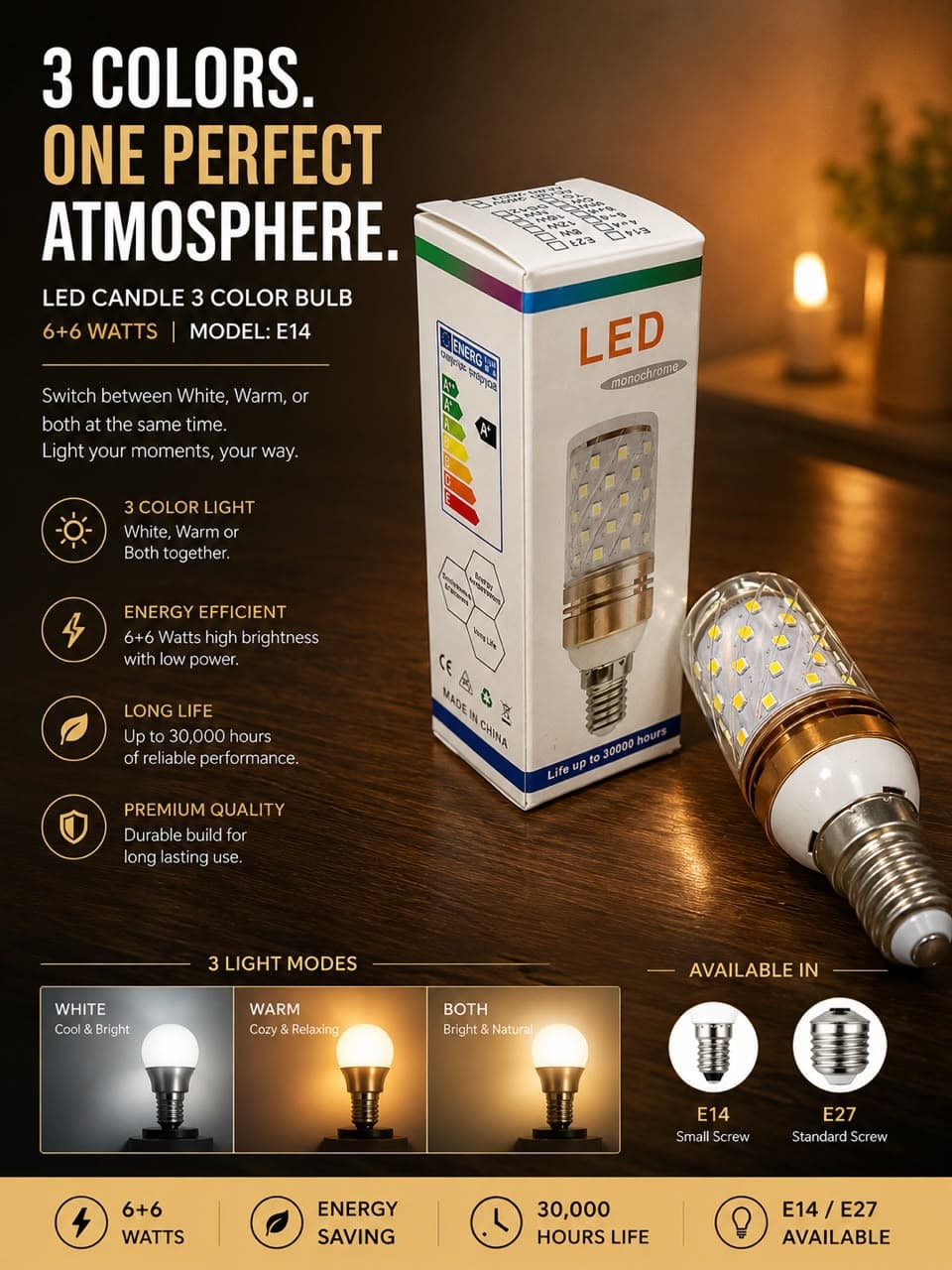 led 3d bulb - image 1